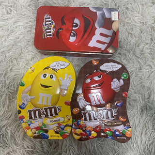 m&mの缶3つセット！インテリア