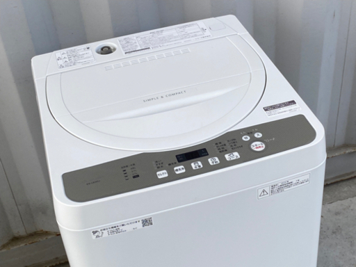 格安で！シャープ 洗濯機◇5.5kg◇2020年製◇ES-GE5DJ◇JW-0115
