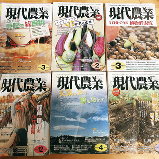 現代農業　6冊　セット売り