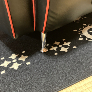 レザー調　2人がけソファーの画像