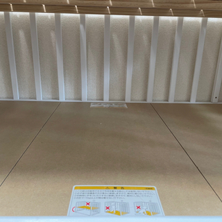 ベビーベッド ハイタイプ  床板すのこ タチベッド(1台)【カトージ(KATOJI)】の画像