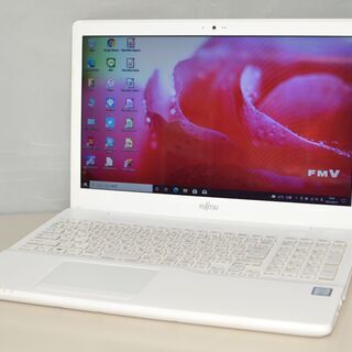 中古ノートパソコン Windows10+office 新品爆速SSD512GB 富士通 LIFEBOOK AH50/A3 i7-6700HQ/メモリ16GB/15.6インチ/ブルーレイ/WEBカメラ