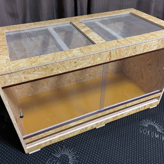 爬虫類　小動物　木製ゲージの画像