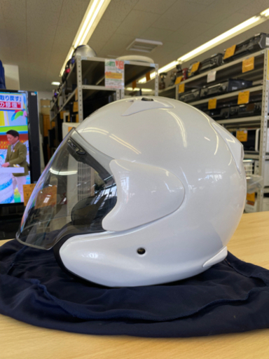 アライ(Arai) バイクヘルメット ジェット MZ-F グラスホワイト 57-58cm. リサイクルショップ宮崎屋　住吉店　21.08.31 y