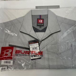 新品！最終セール✩BURTLE バートル 半袖ジャケット 7092 Lサイズ シルバーの画像