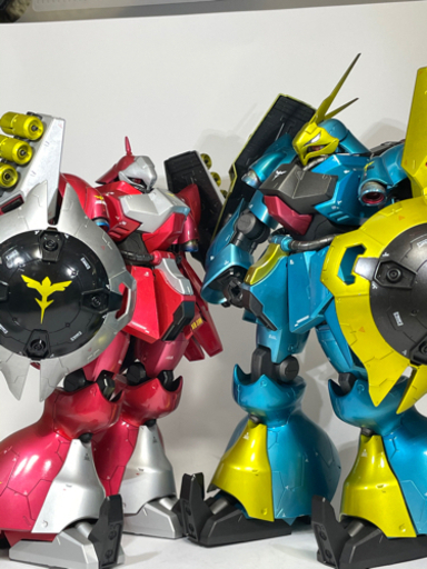 ガンプラ　RE1/100 ヤクトドーガ　クエス&ギュネイ機2体セット　完成塗装品