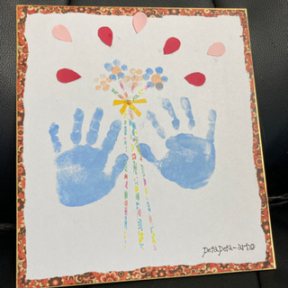 【ワークショップ】お子さんと参加する手形・足形アート教室の画像