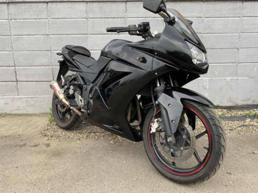 ☆ニンジャ250R.走行距離少ない^_^イロイロ整備で快調ですよ☆社外マフラーカスタム・250ccスポーツバイク☆