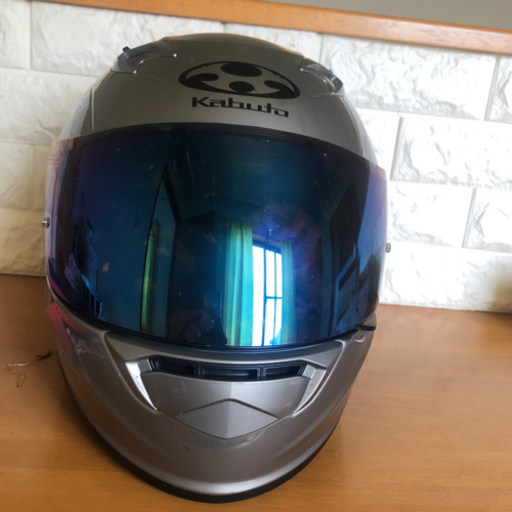 ヘルメット　OGK Kabuto KAMUI-Ⅲ シルバー　Lサイズ