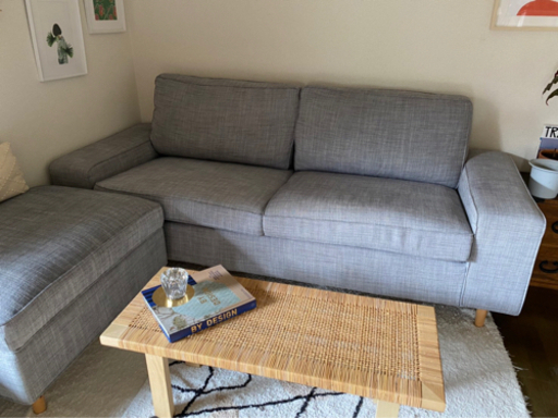 [廃盤カラー・美品] IKEA KIVIK ソファ3人がけ&オットマン