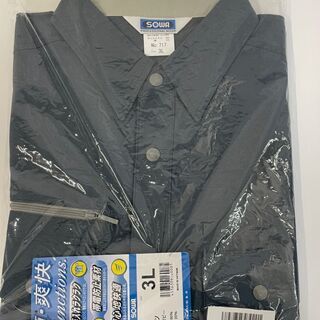 新品！最終セール✩SOWA(ソーワ) 半袖シャツ  717 3Lサイズ  ナイトネイビーの画像