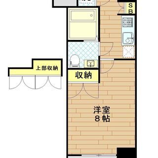 小型犬OK♪風呂トイレ別・洗面台有♪おしゃれな８帖１Ｋ最上階のお...
