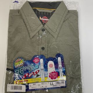 新品！最終セール✩SOWA(ソーワ) 半袖シャツ  837 LLサイズ  グリーンの画像