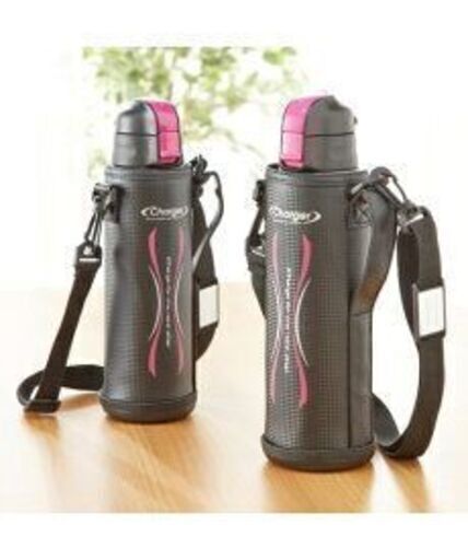 ⑪【新品・未使用】【7個まとめ売り】パール金属/NEWエナジーチャージャー/ダイレクトボトル/HB-3063/1100ml/ピンク×ブラック/水筒/スポーツ/ステンレスボトル/ポーチ付/