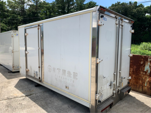 No.532 保冷バン 2ｔ 車 アルミ 箱 バイク 倉庫 トラック コンテナ 米 保管庫 物置 DIY