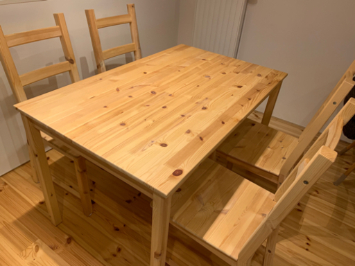 【最終値下げ】IKEA ダイニングセット　4人　パイン材