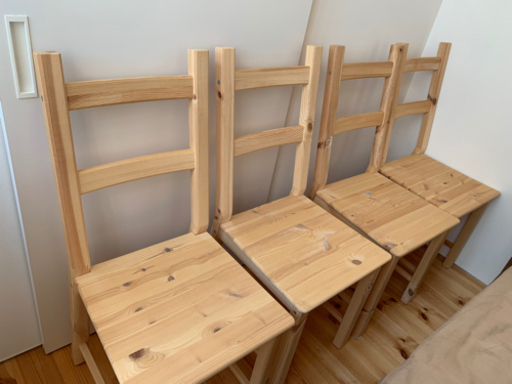 【最終値下げ】IKEA ダイニングセット　4人　パイン材