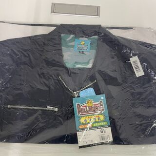 新品！最終セール✩SOWA(ソーワ)  半袖 ブルゾン 191 6Lサイズ  ネイビーの画像