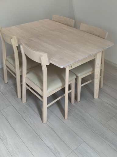 更新数2   ニトリ　ダイニングテーブルセット　5点セット