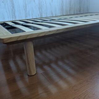 無印良品 セミダブルベッド ベッドフレーム