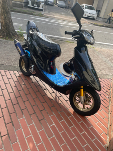 最安価格ライブディオZX 中期 71cc 現状ベリアルマフラー