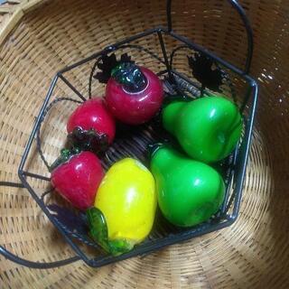 ガラス製の野菜果物達です(*^o^*)