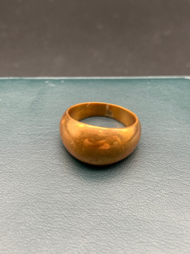 K18 平甲丸　デザイン　アンティーク　リング　指輪　約19g