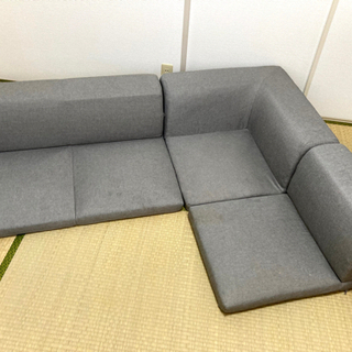 【お譲り先決まりました】L字 座椅子ソファー コーナーソファ 3点セットの画像