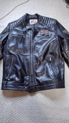 値下げ！ライダースレザージャケットXL