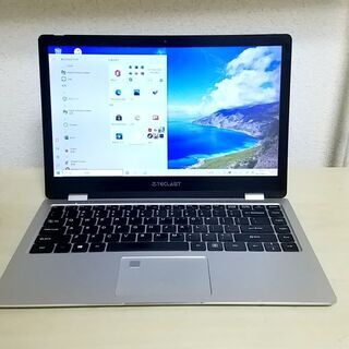 【販売完了】【360°回転式＆タッチパネル】第7世代CPU +フルHDのIPS液晶！Core m3-7Y30/8G/M.2 SSD 256GB/WEBカメラ/無線LAN/Office