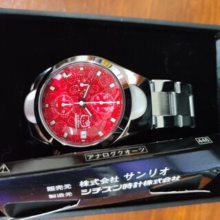 取引中。引き取り限定！新品未使用　ハローキティとシチズンのコラボ腕時計の画像