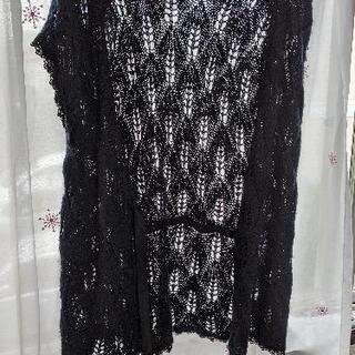 Rosa Cheri  紺色の袖なしカーディガンMサイズ