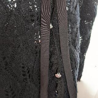 Rosa Cheri  紺色の袖なしカーディガンMサイズの画像