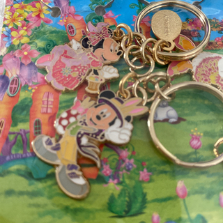 新品⭐︎ディズニーイースタ2014 キーチェーン4点セットの画像