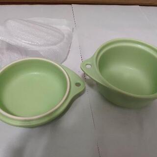 新品 陶器 ワイドオーブンココットセット（3点）の画像