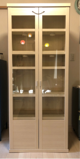 フナモコ NEW COMIC CABINET（コミックキャビネット） ホワイトウッド 幅743×奥行327×高さ1800mm