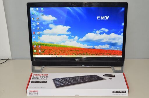 中古良品 一体型パソコン Windows10+office 富士通 FH77/UD Core i7-4712QM/大容量HDD2TB/メモリ8GB/無線/ブルーレイ/23インチ/テレビ機能