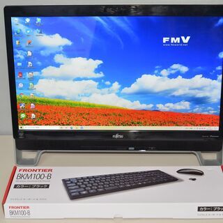 中古良品 一体型パソコン Windows10+office 富士...