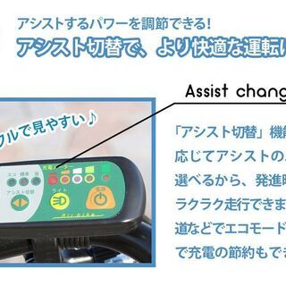 カギ有：配送・引き取りOK　展示品①　訳有　Santasan　電動アシスト自転車　207　ホワイトの画像