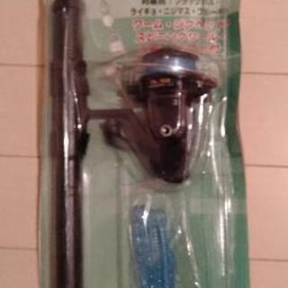 【未使用品】川釣り　お手軽ルアー釣りセット　入門用釣り竿