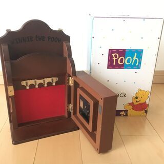プーさんのキーボックス＆レター入れ＆時計