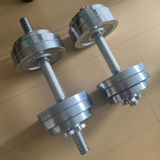 【0円】筋力トレ　トレーニング器具　鉄アレ+腹筋ローラー＋ハンド...