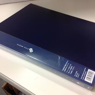【中古】クリアーファイル20冊（※バラ売り可）（プラス　スーパーエコノミークリアーファイルA4タテ40ポケット ）の画像