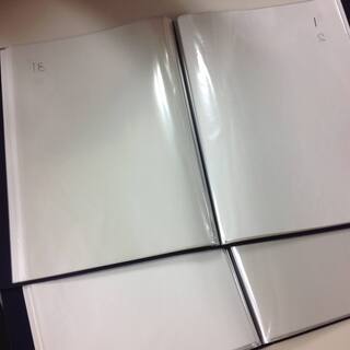 【中古】クリアーファイル20冊（※バラ売り可）（プラス　スーパーエコノミークリアーファイルA4タテ40ポケット ）の画像