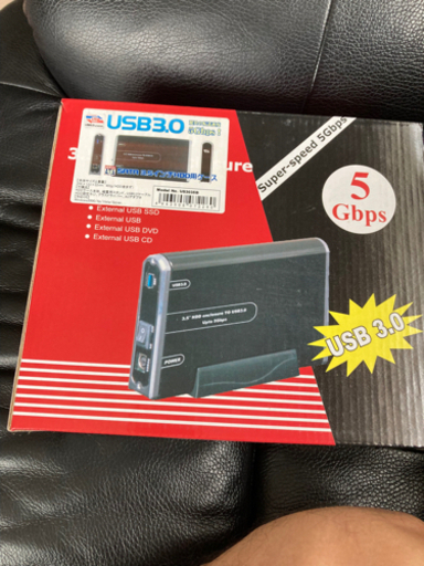 新品 外付け3.5インチHDDケース USB3.0