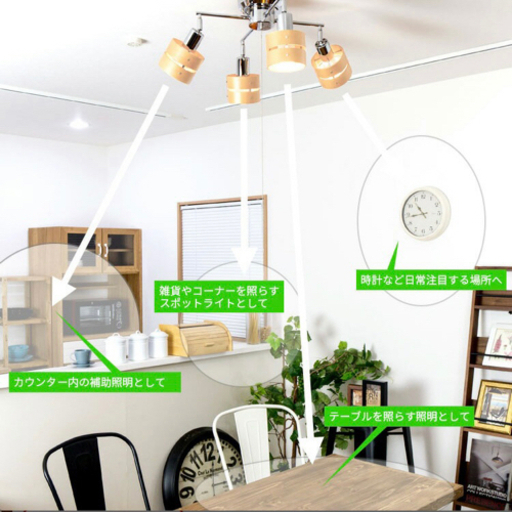 【新品】シーリングライト／LED対応／スポットライト