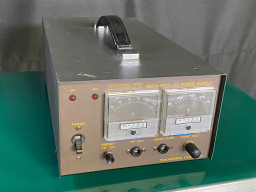 直流安定化電源 パワーサプライ REGULATED DC POWER SUPPLY SX06-70 AC200V TAKASAGO
