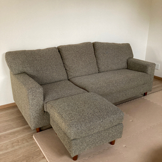 NOCE ノーチェ　ソファ　3人掛け　オットマン付き