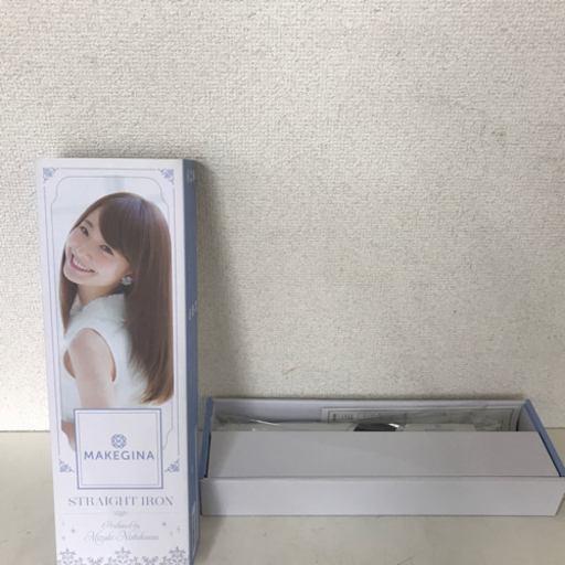 新品未使用☆ブランド: メイクジーナ(MAKEGINA)(MAKEGINA) ストレートアイロン 西川瑞希プロデュース☆
