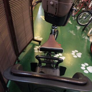 【愛品倶楽部柏店】ASAHI ｼﾙﾊﾞｰﾘﾝｸﾞ 20インチ子供乗せ自転車 BELL MELE MINI 内装3段変速【問合わせ番号：122-042780 002】の画像